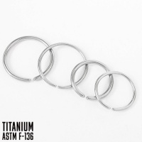 Кольцо в нос закрытое титан Кольцо в нос закрытое титан